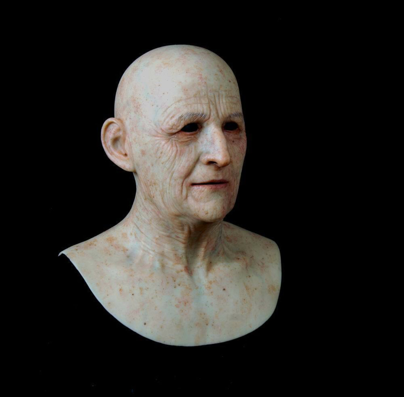 FLMASK™ Phantom Elder – Hyper-Realistic Silicone Old Man Mask for Halloween, Cosplay & Pranks