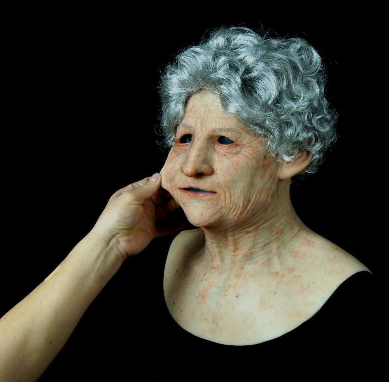 FLMASK™ Phantom Elder – Hyper-Realistic Silicone Old Man Mask for Halloween, Cosplay & Pranks