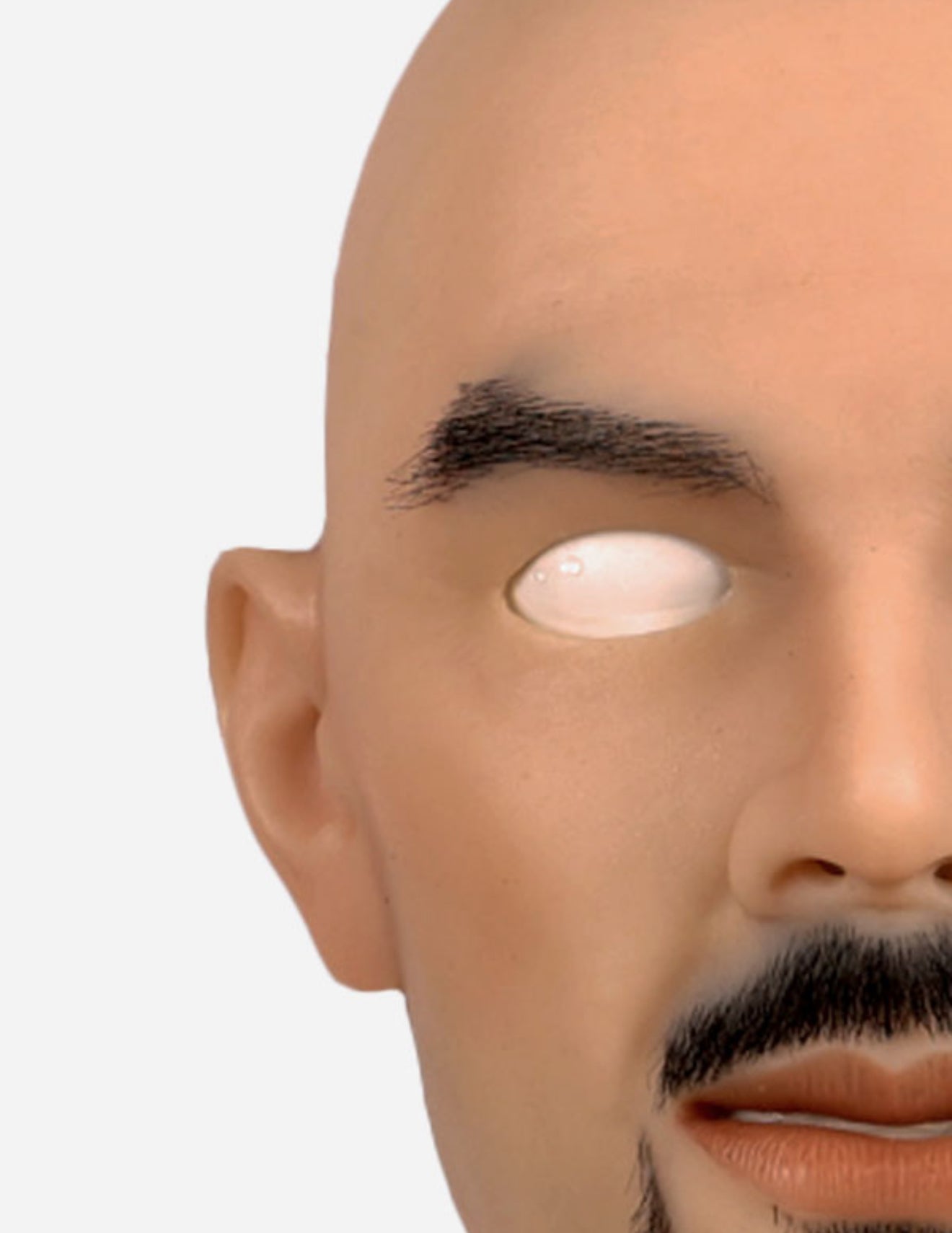 Elite Series Silicone Male Mask – Ultra-Realistic Bald Design with Goatee